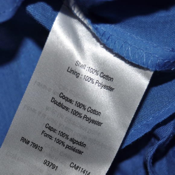 New MIMI Blue Flounce Maternity Wrap Dress NWT D9 - Picture 7 of 8